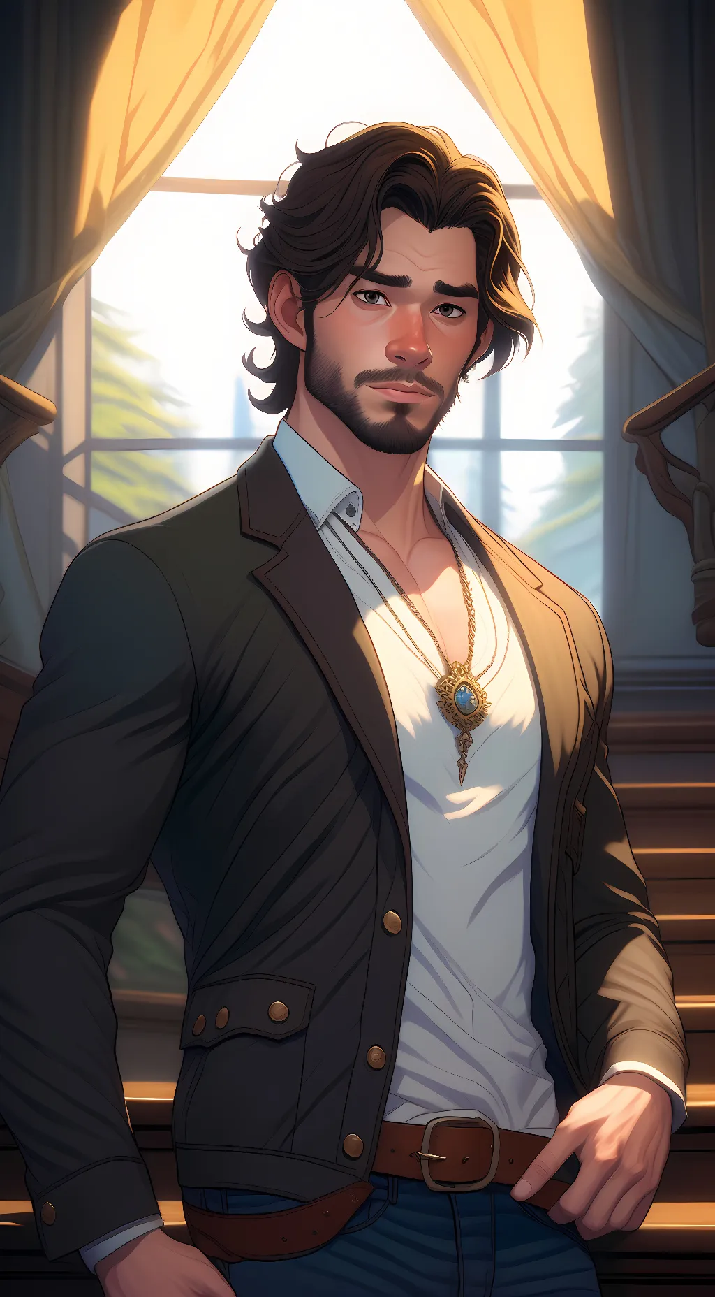ai character: Nicholas Taylor background