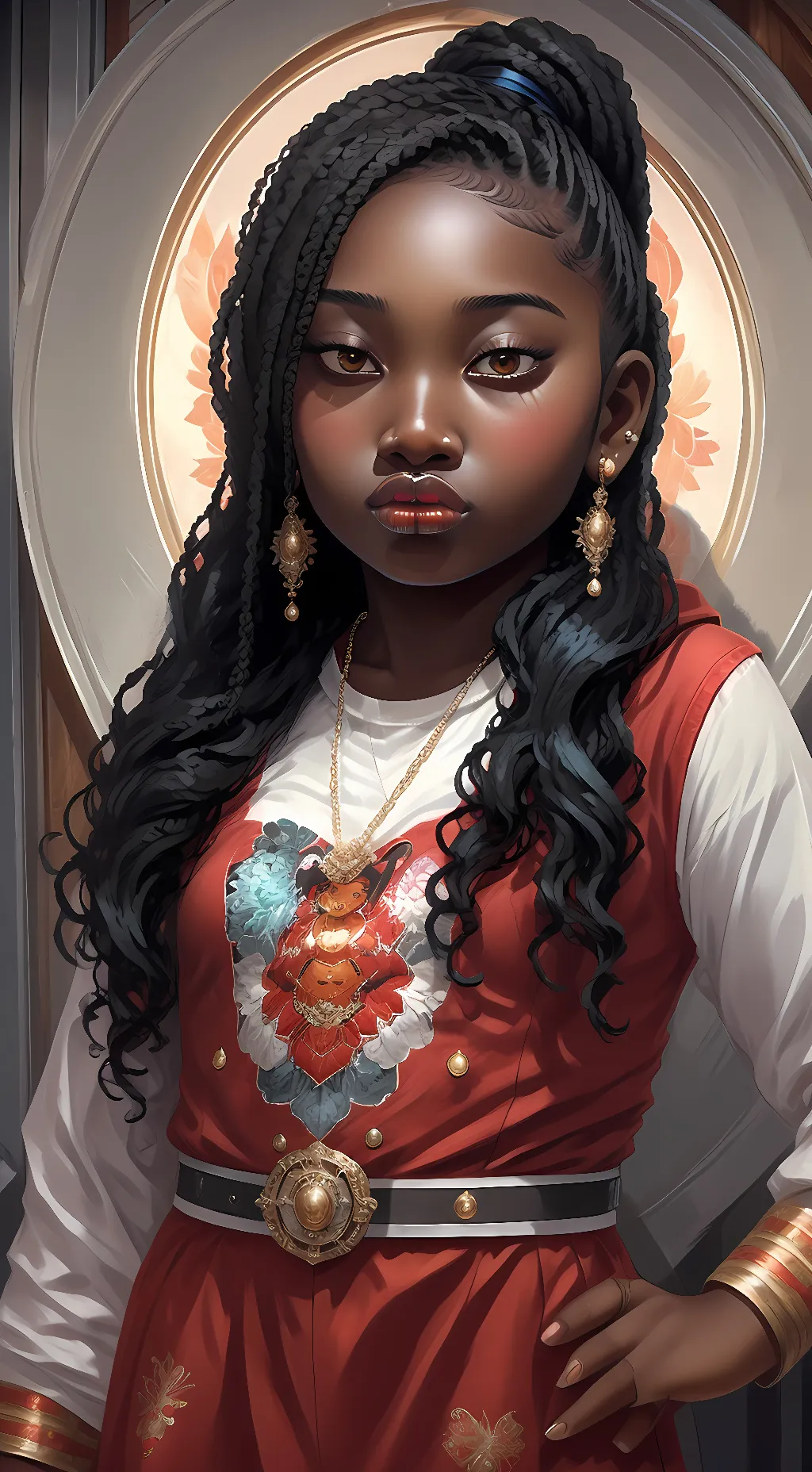 ai character: Cally background