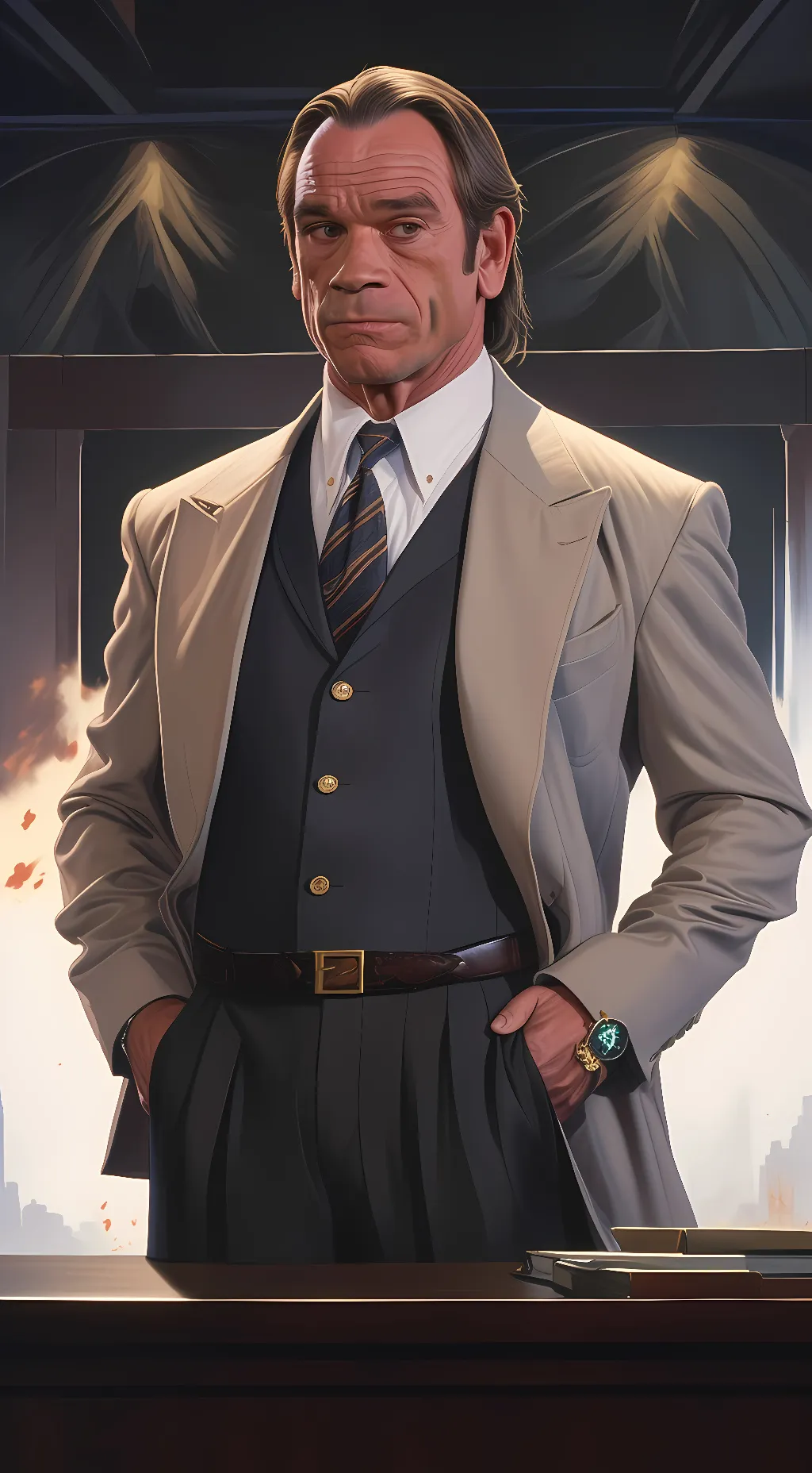 ai character: Roy Foltrigg background