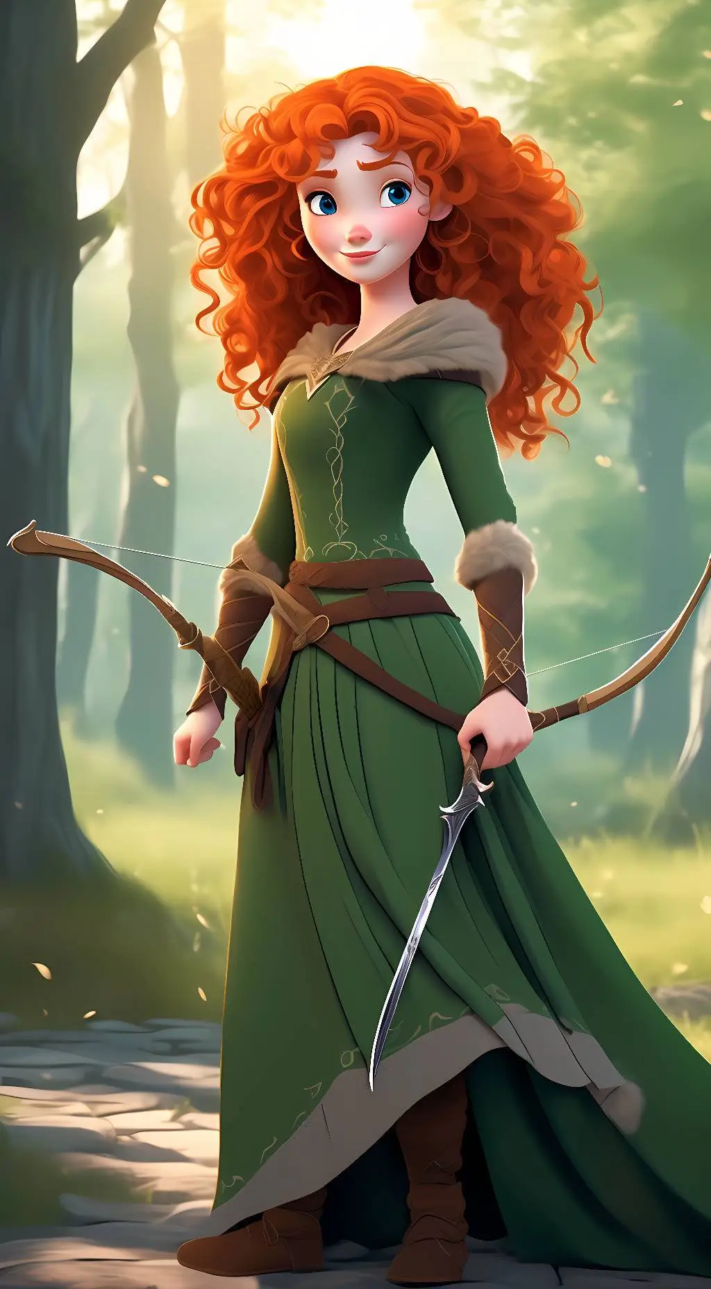 ai character: merida background