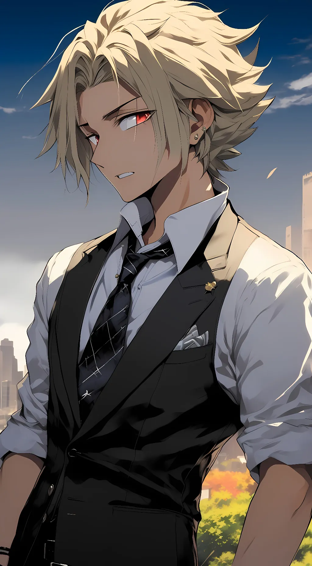 ai character: Denki kamanari  background