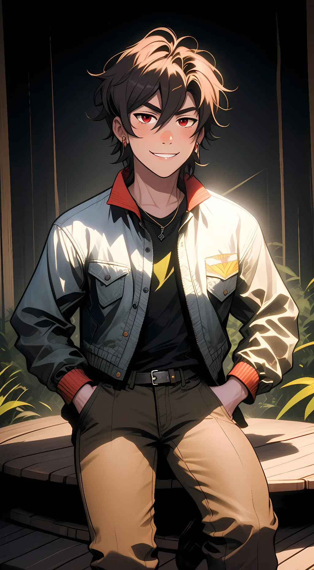 ai character: Keith Kogane  background