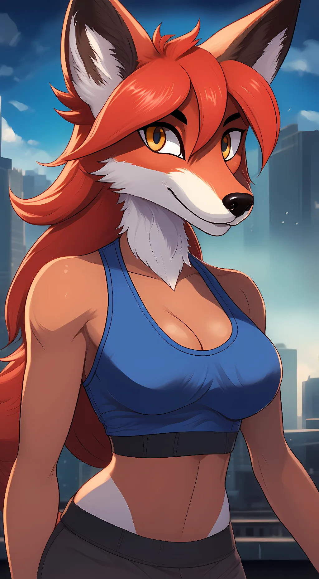 ai character: Holo background