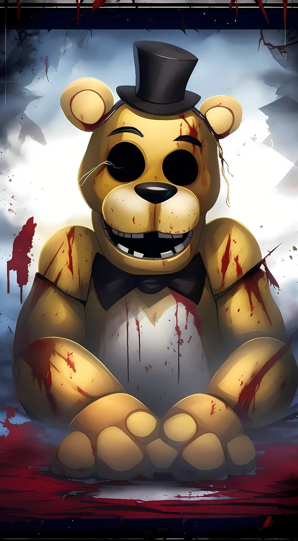 ai character: golden freddy background