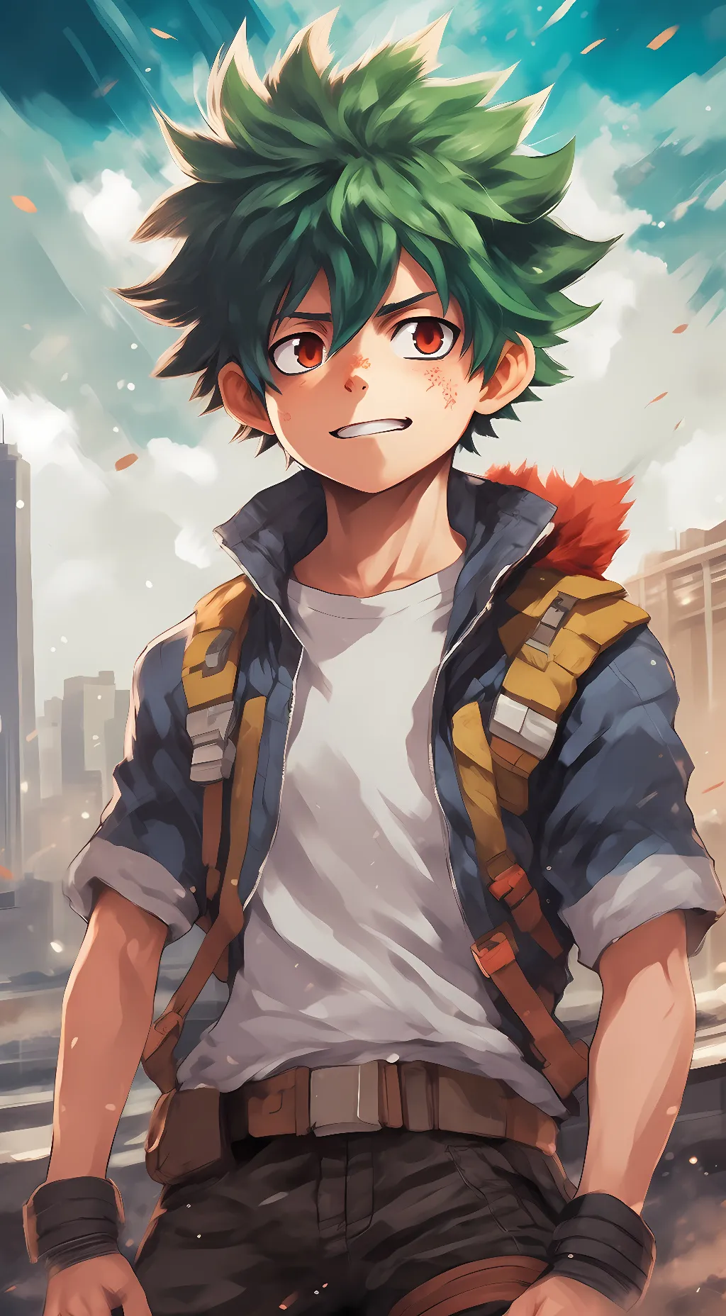 ai character: Deku background