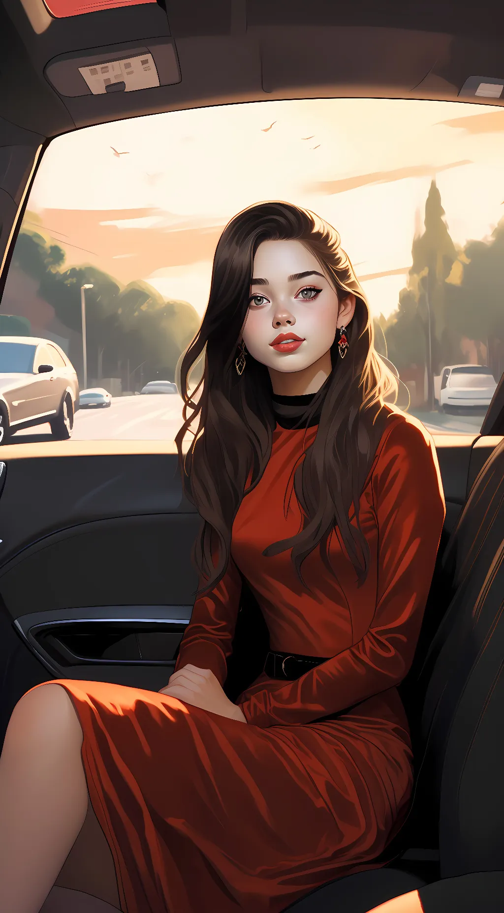 ai character: Serena background