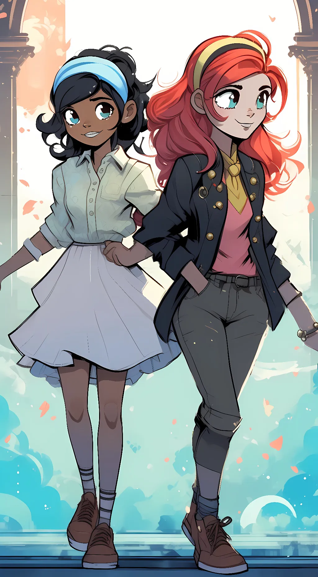 ai character: Starr nd Siren background