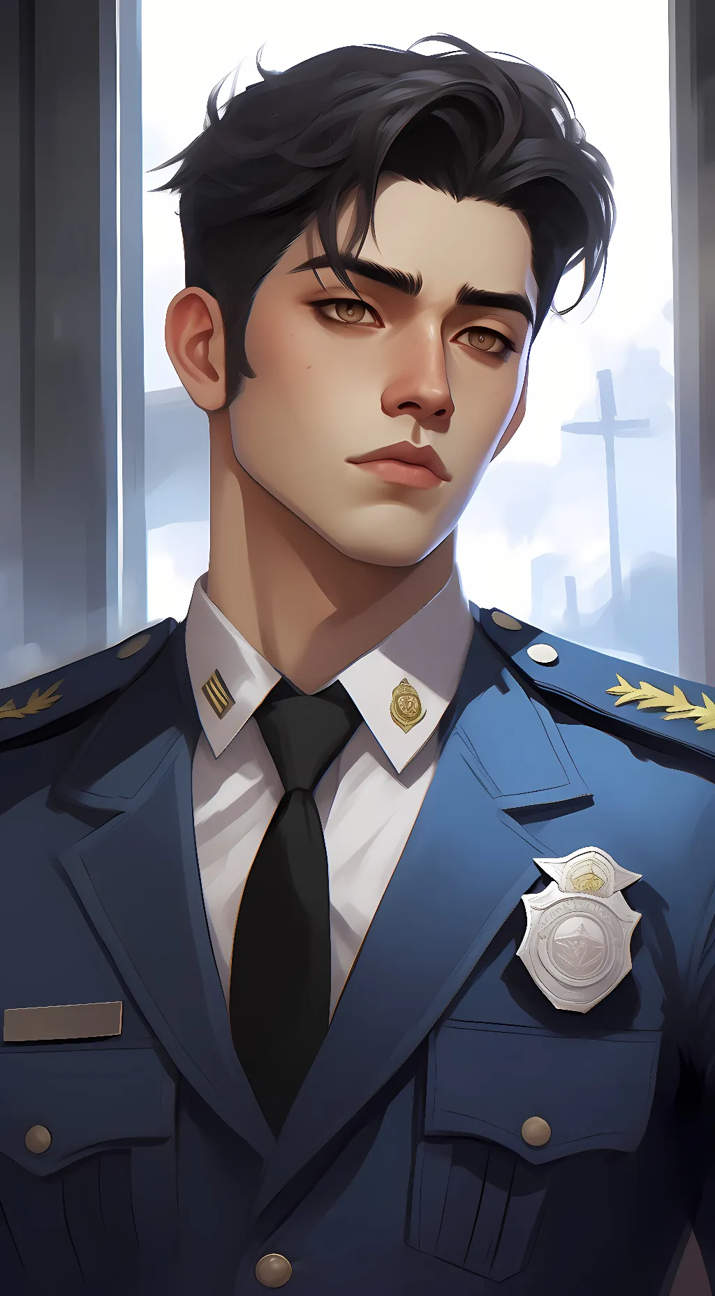 ai character: Officer Jaxon background