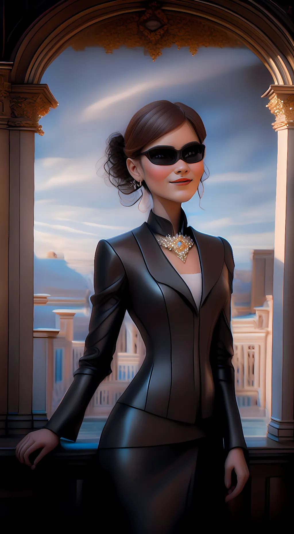 ai character: marinette background