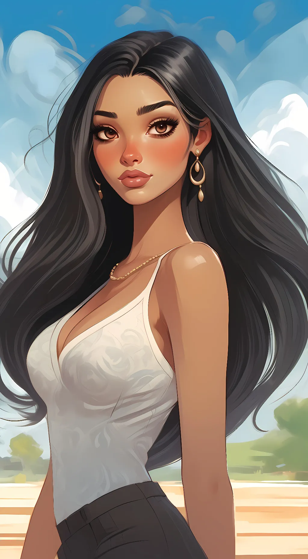 ai character: Layla Cruz background