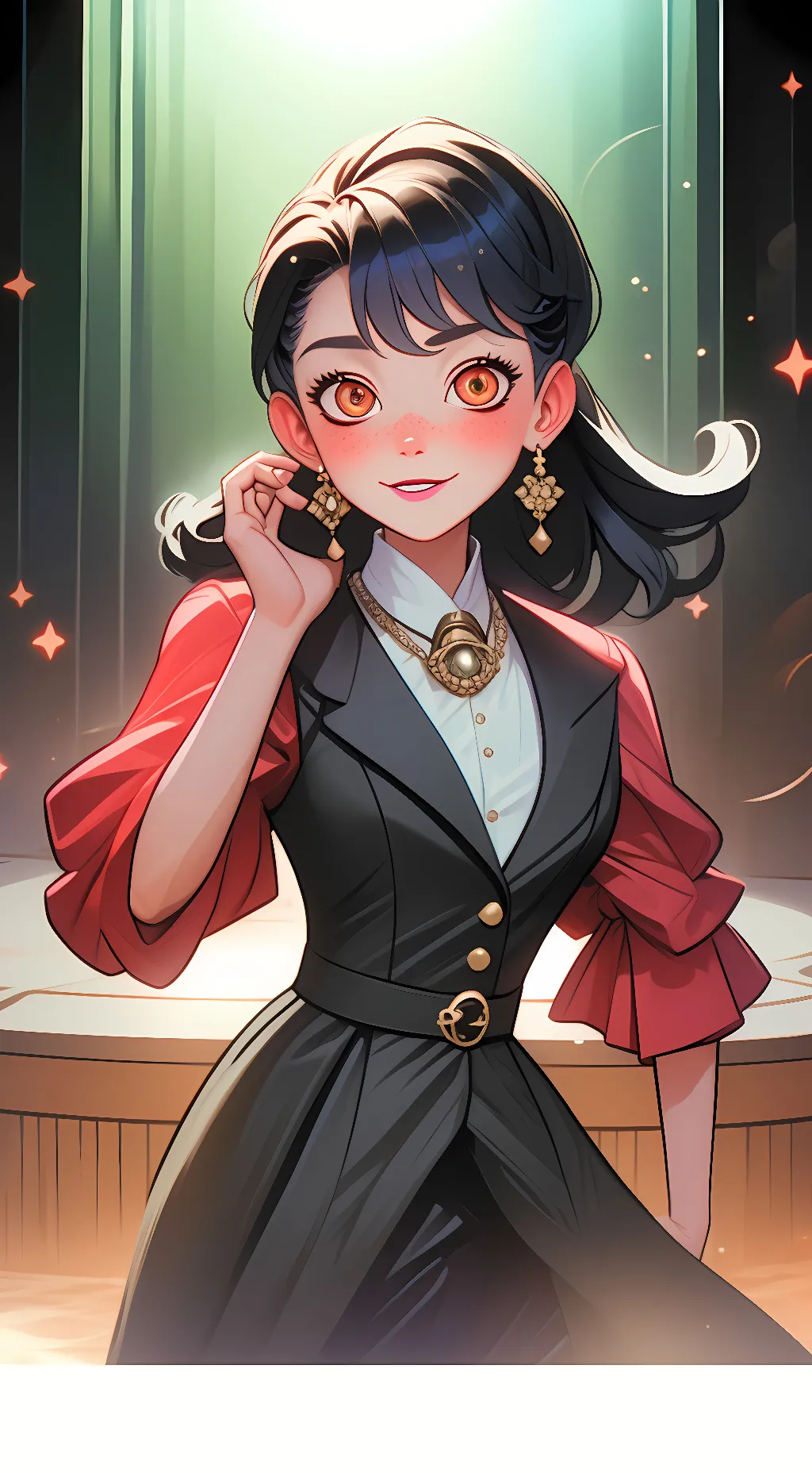 ai character: Aria Flores background