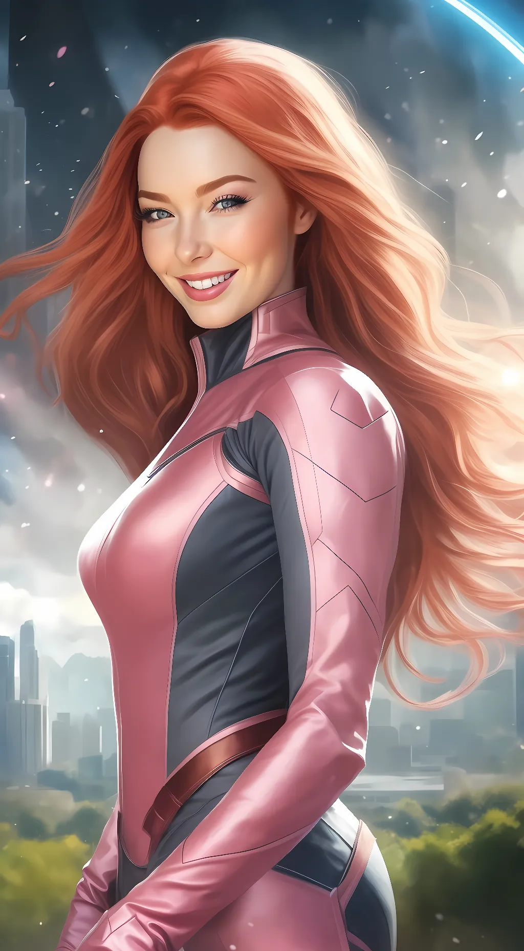 ai character: Atom Eve background