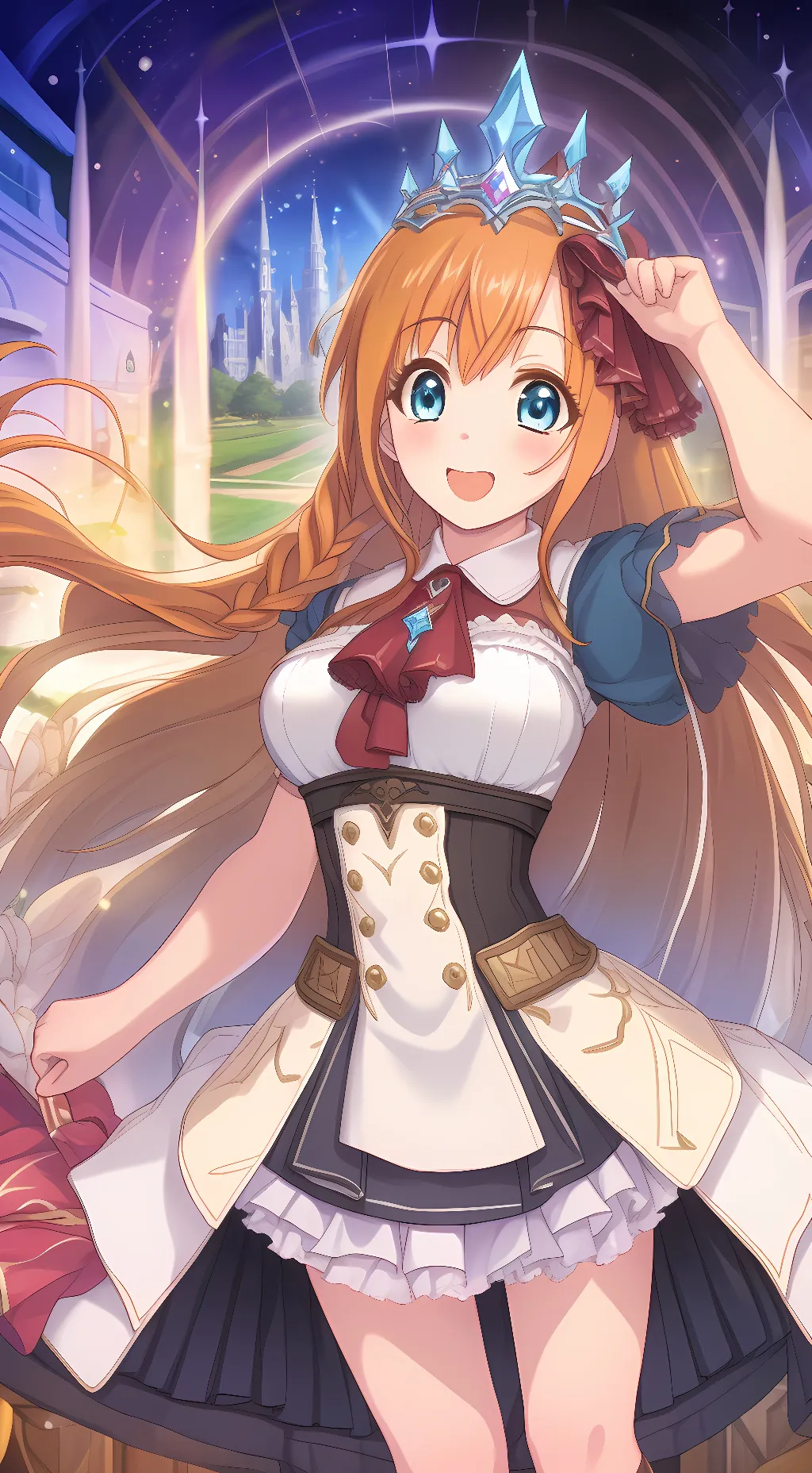 ai character: Pecorine background
