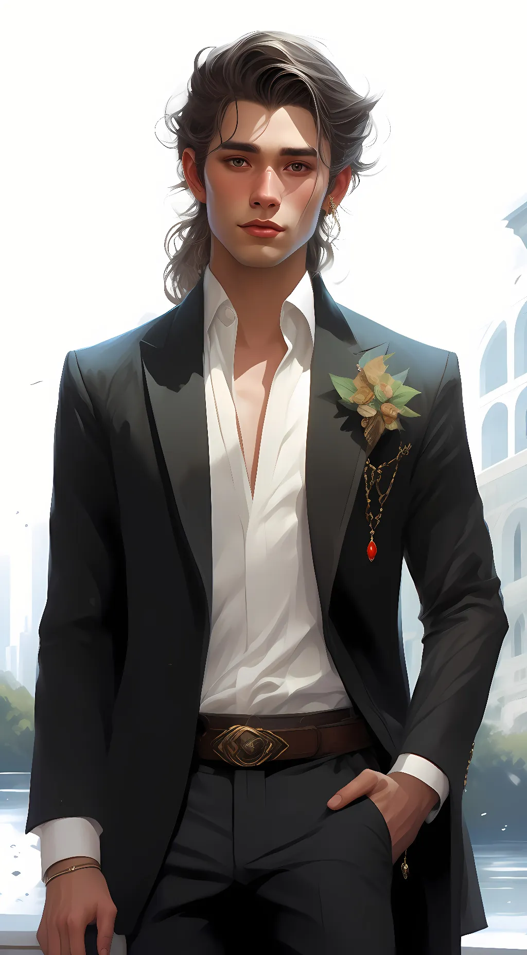 ai character: Mikey  background
