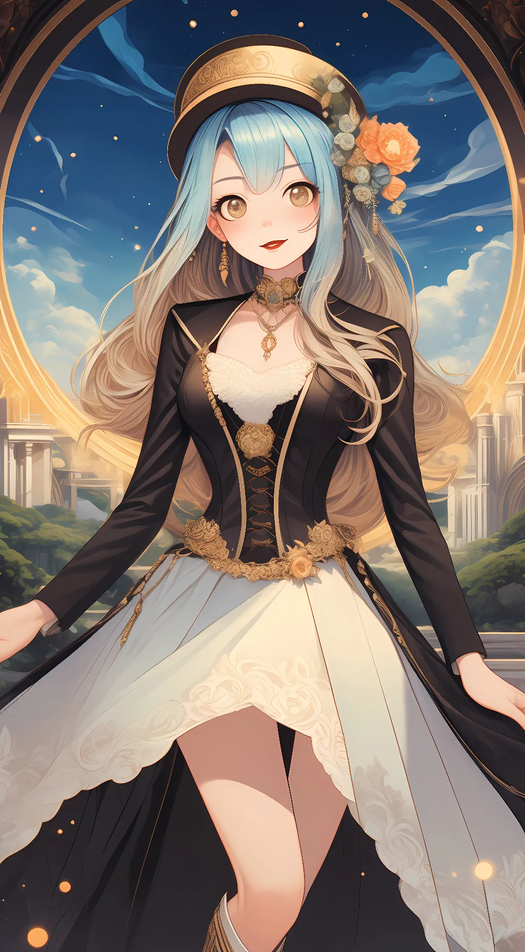 ai character: Miku Hatsune background