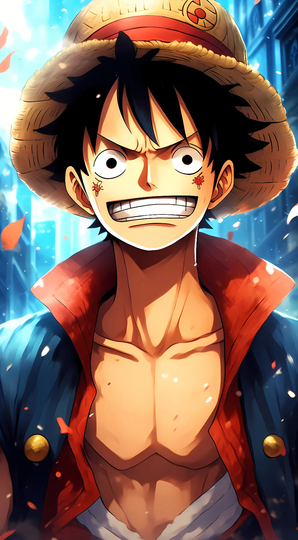 ai character: Luffy background