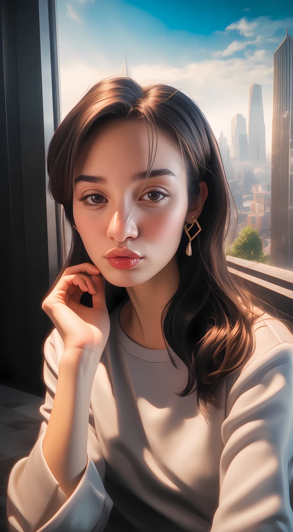 ai character: amya background
