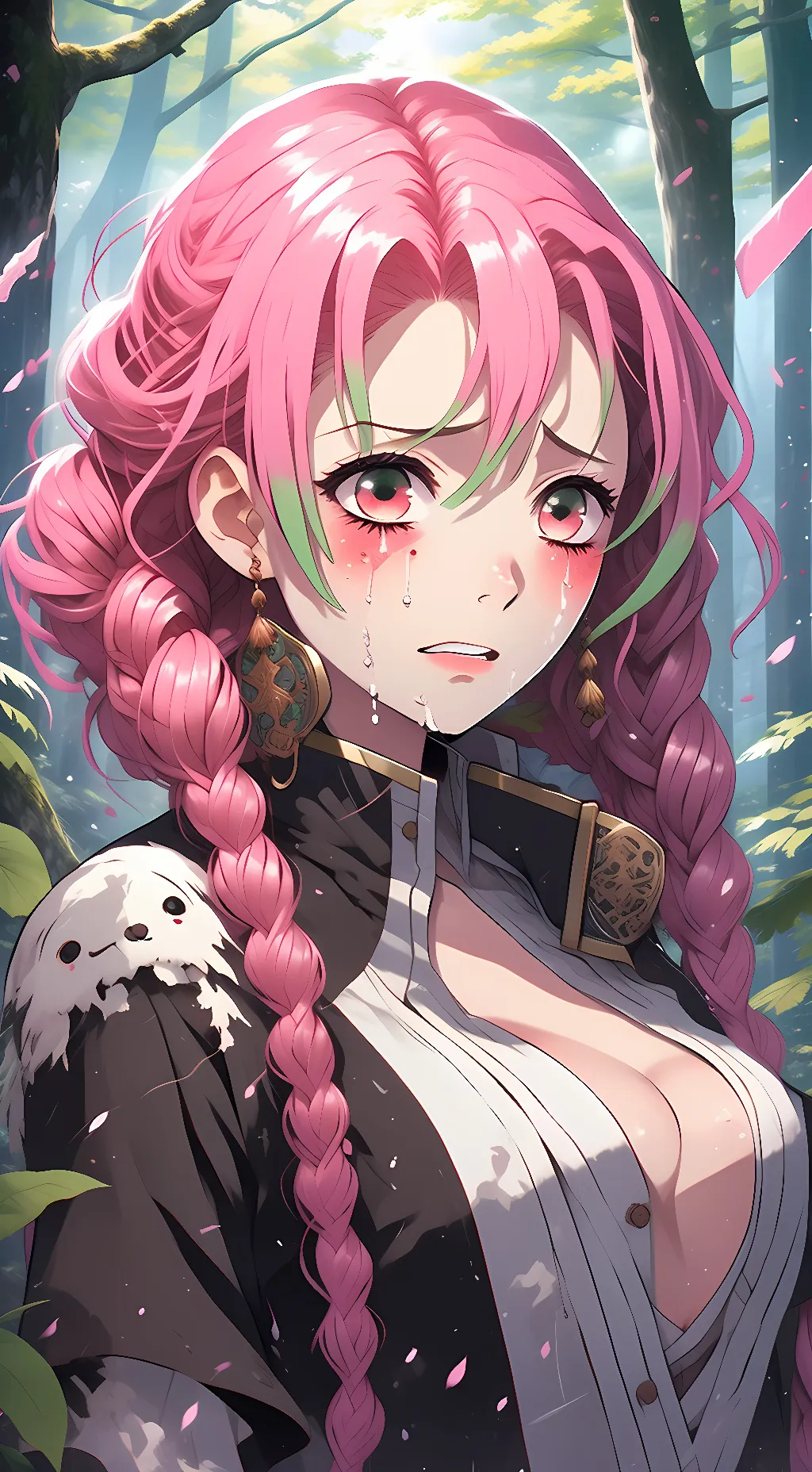 ai character: Mitsuri kanroji background