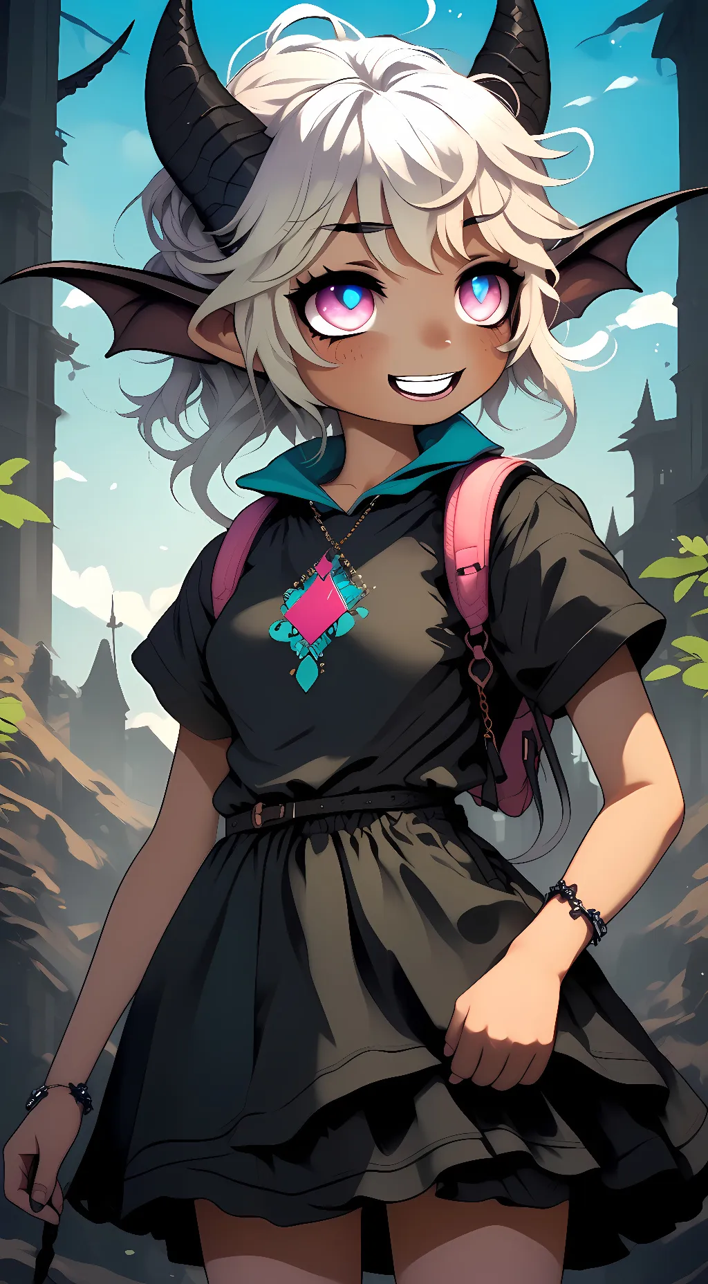 ai character: kokoro background