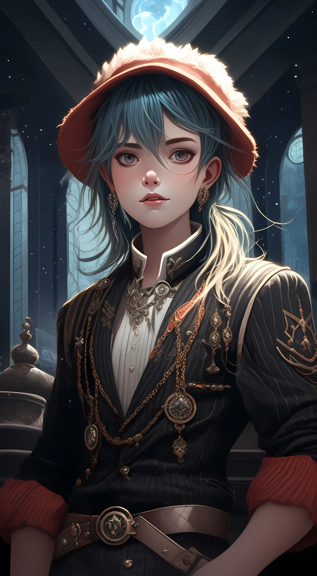 ai character: The  ass background