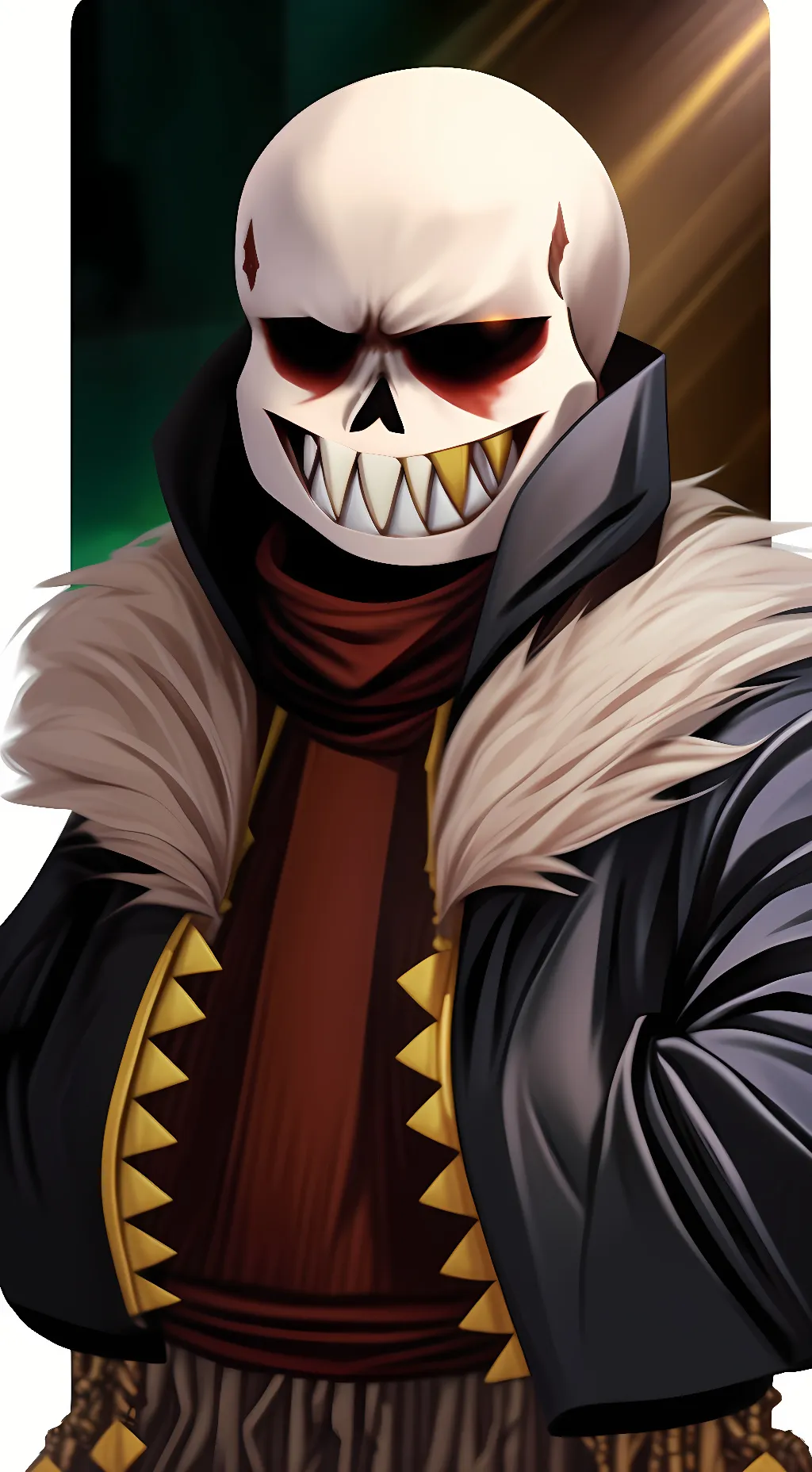 ai character: UnderFell Sans background