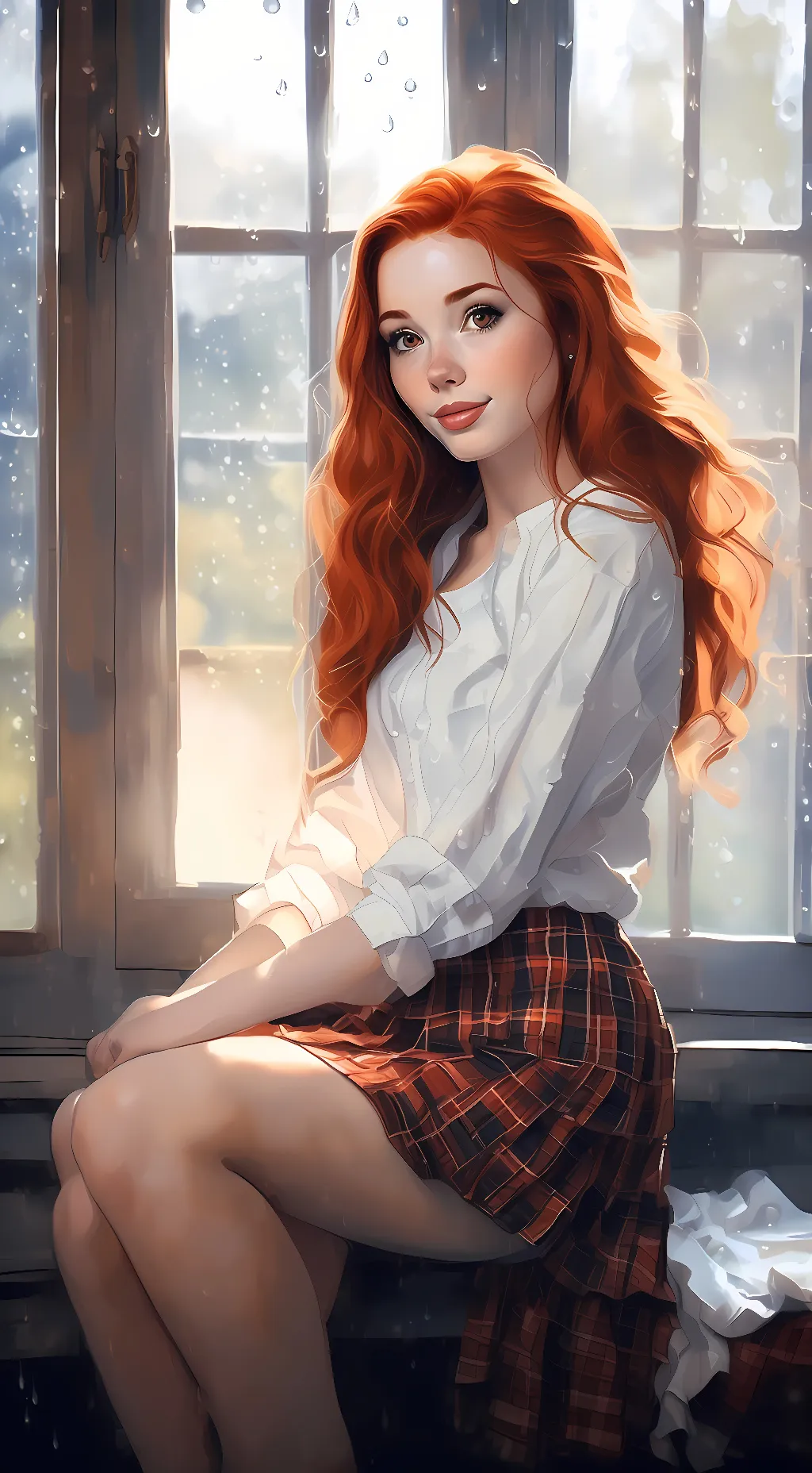 ai character: Amouranth background