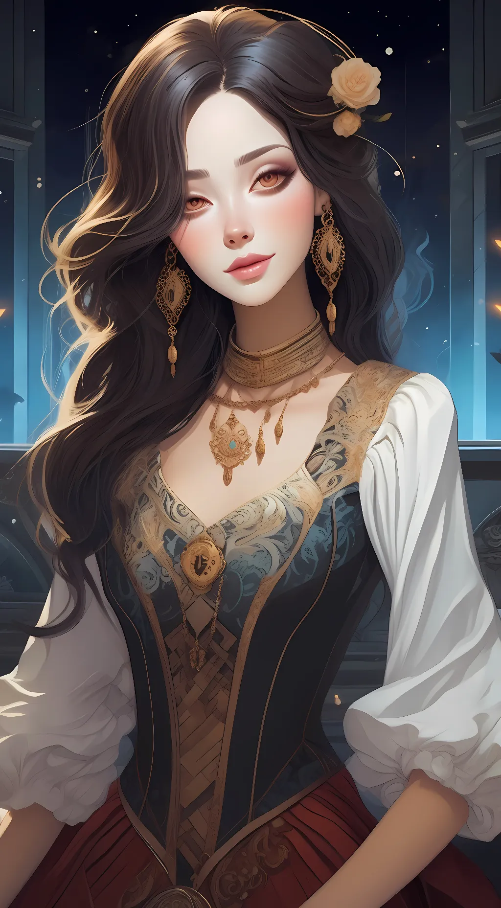 ai character: zara background