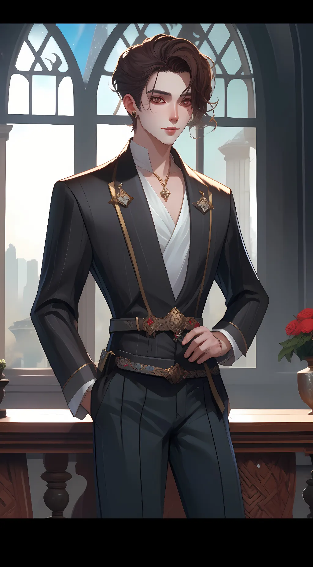 ai character: Derek background
