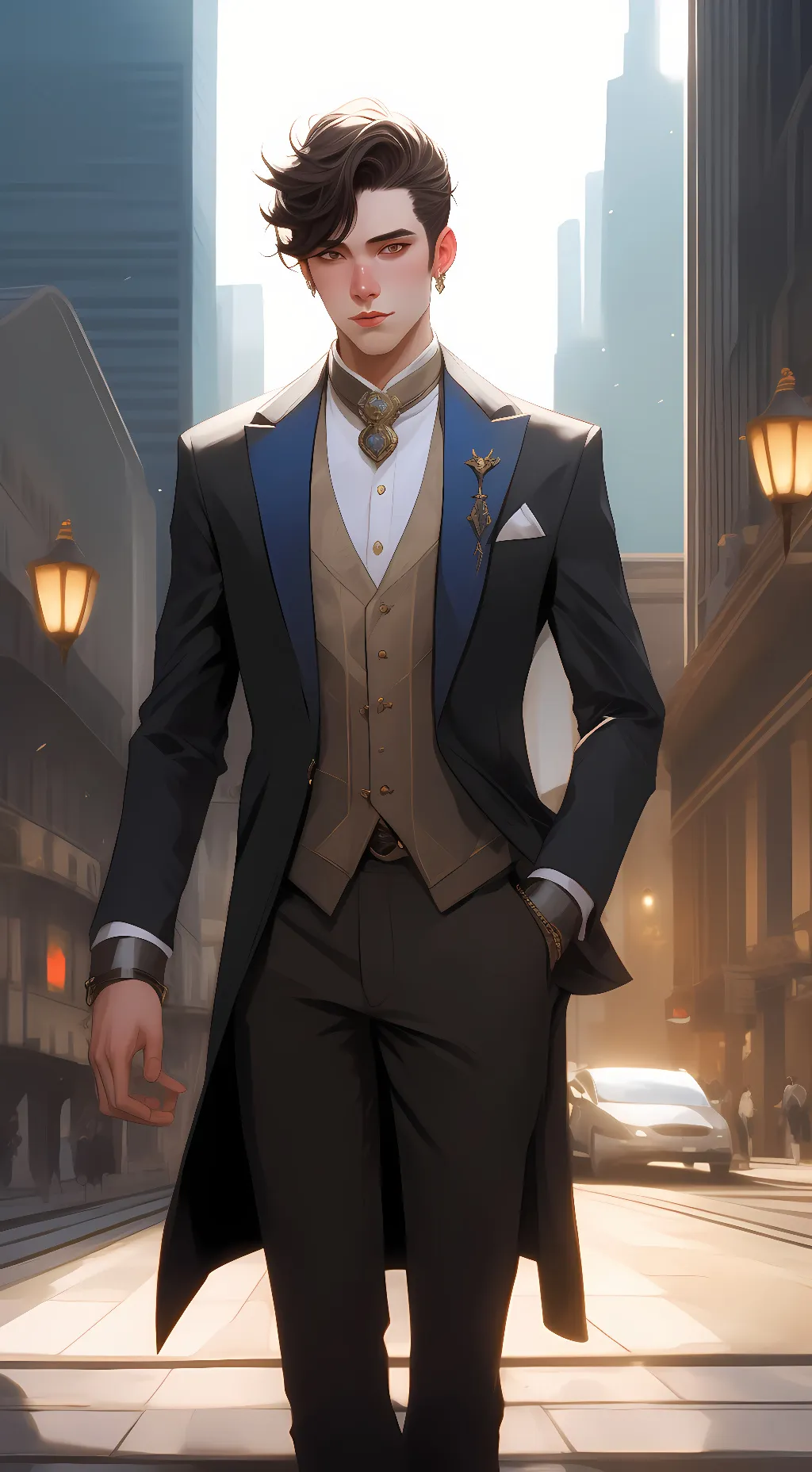 ai character: Tommy  background