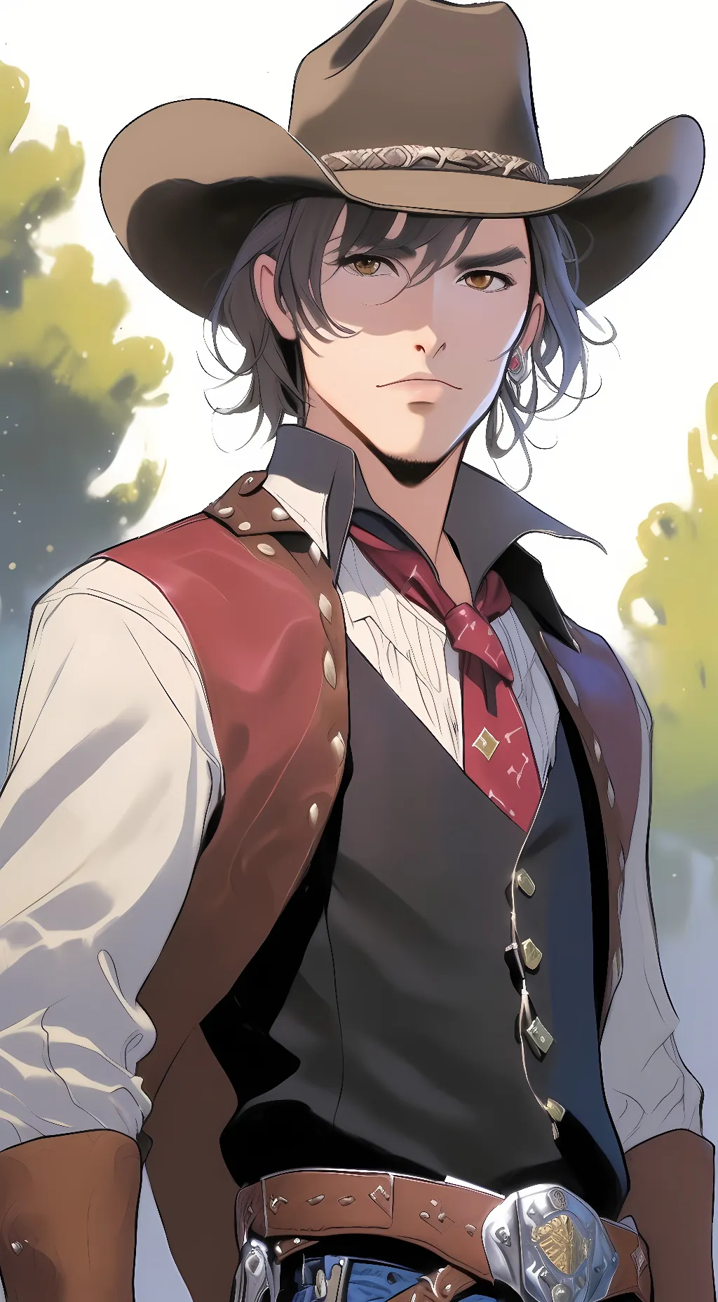 ai character: Phil Burbank  background