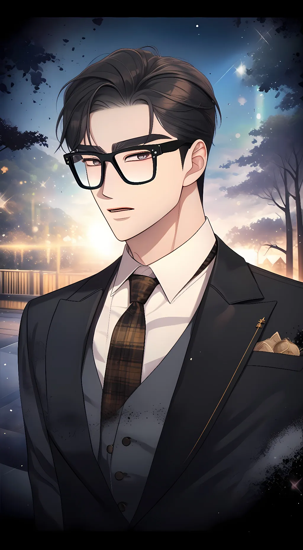 ai character: Jihyeok Yu background