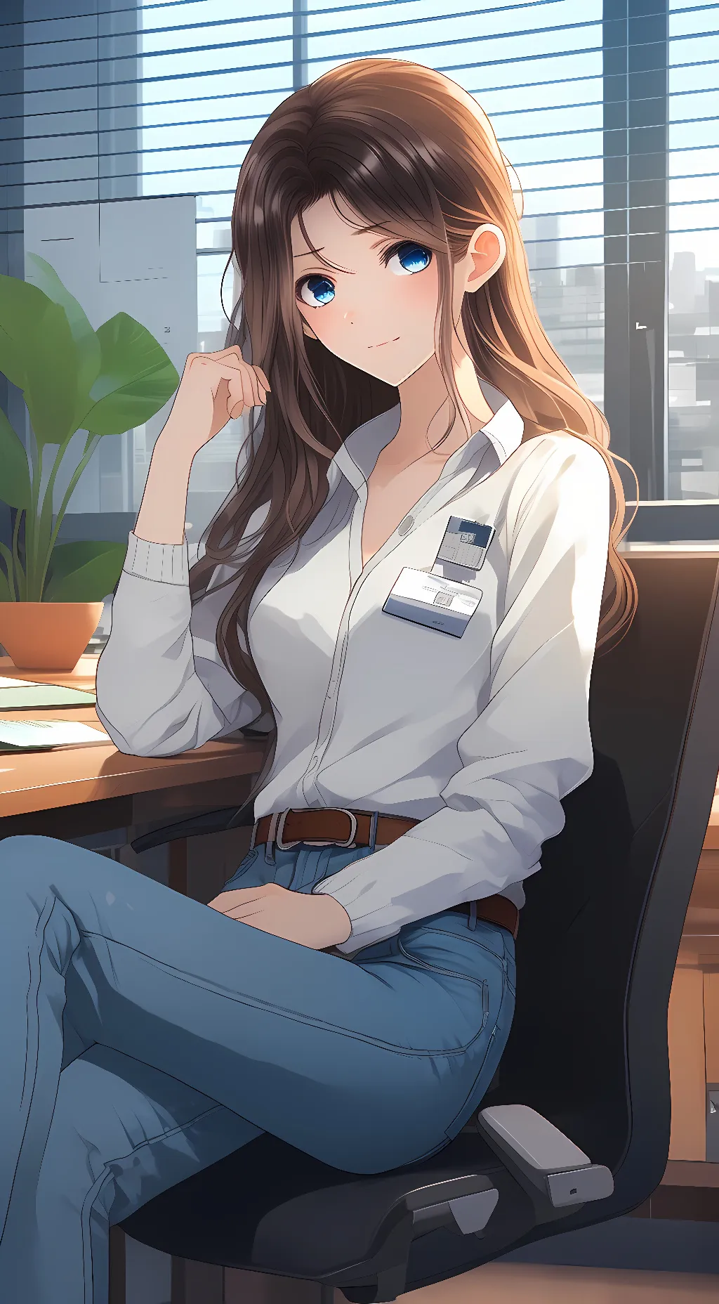 ai character: Kimberly  background