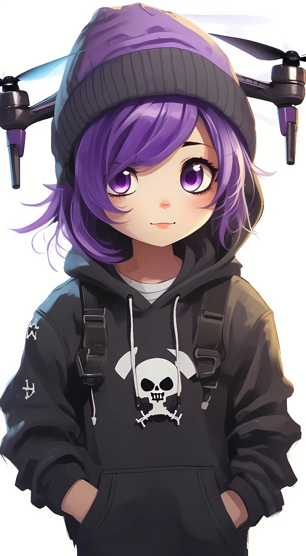 ai character: Uzi background