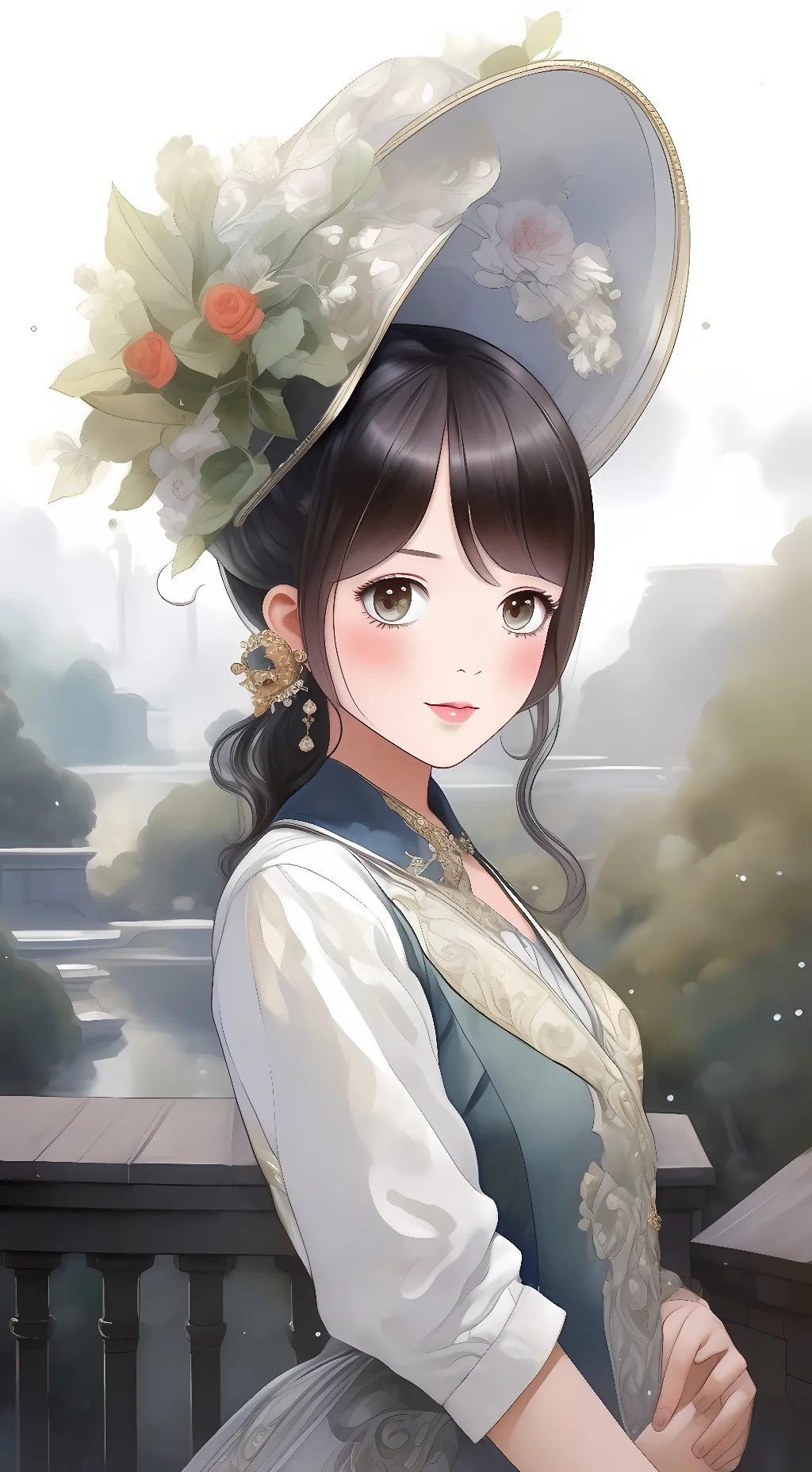 ai character: Coraline background