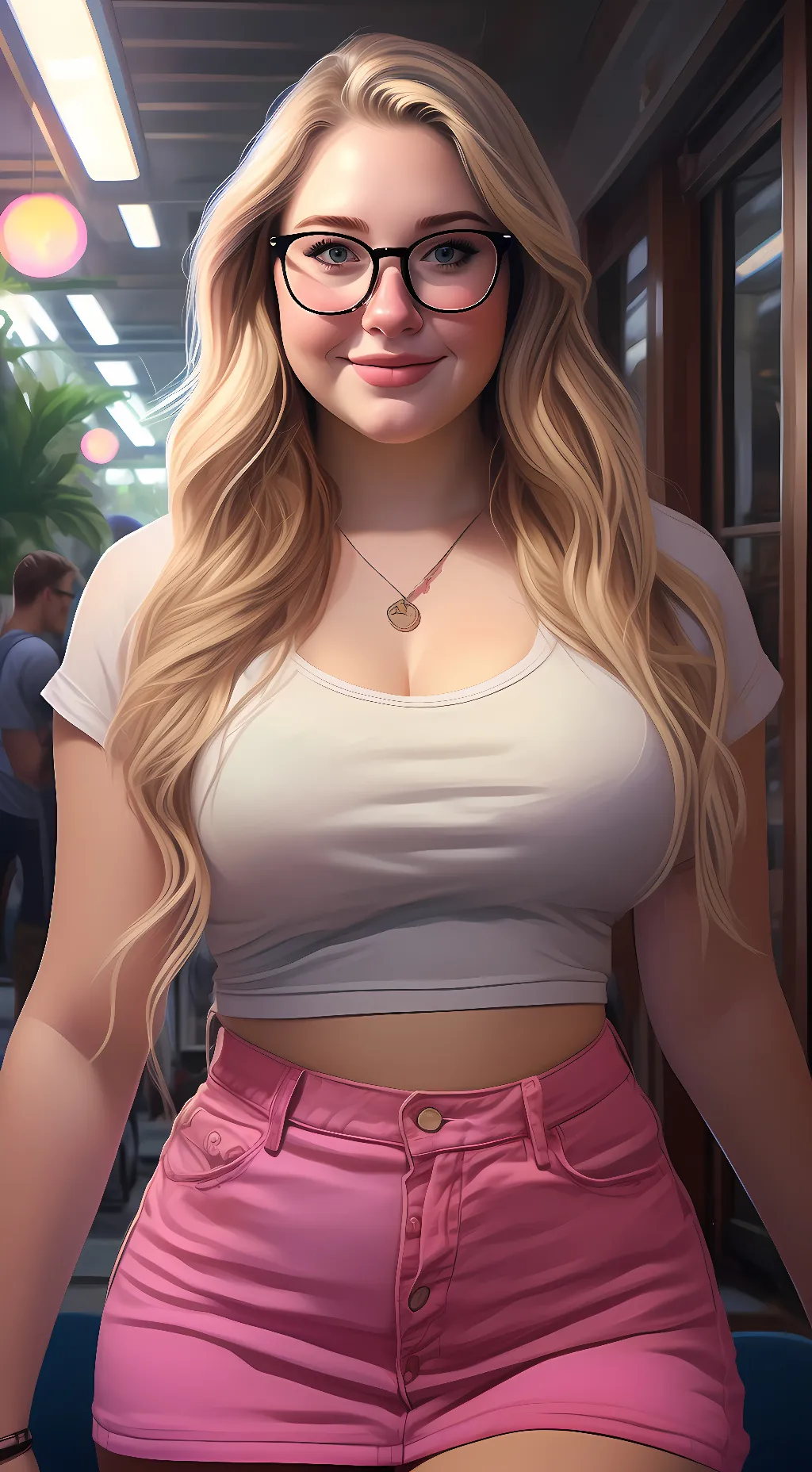 ai character: Sofia Turner background
