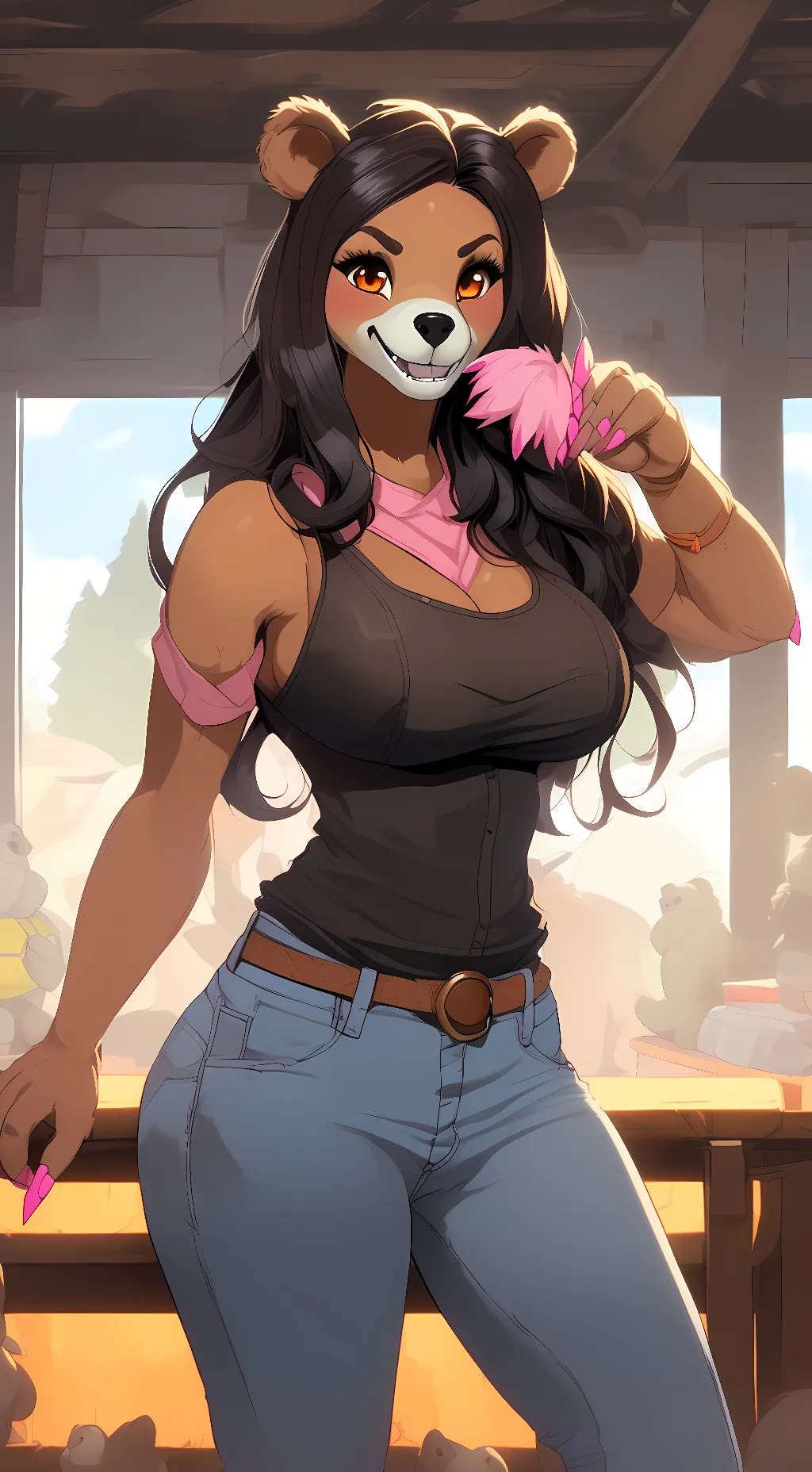 ai character: Jessica Fazbear background