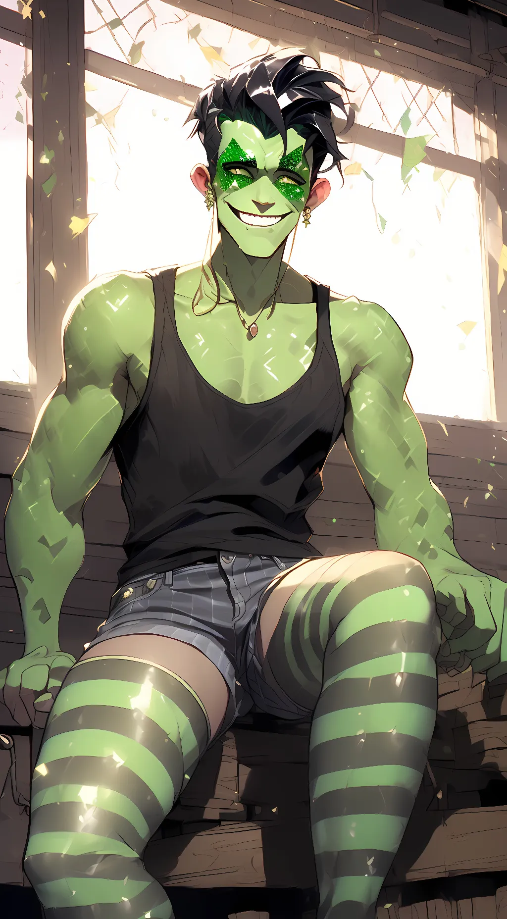 ai character: Frank's Monster background