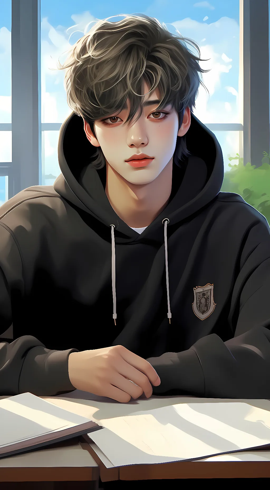 ai character: Bryan  background