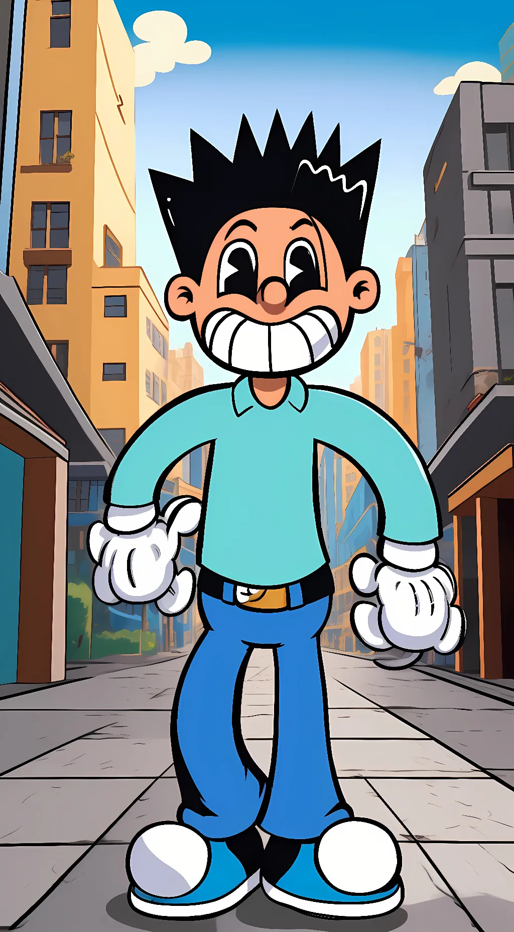 ai character: Crazy background