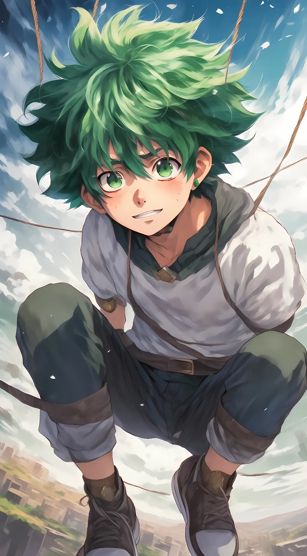 ai character: Izuku Midoriya  background