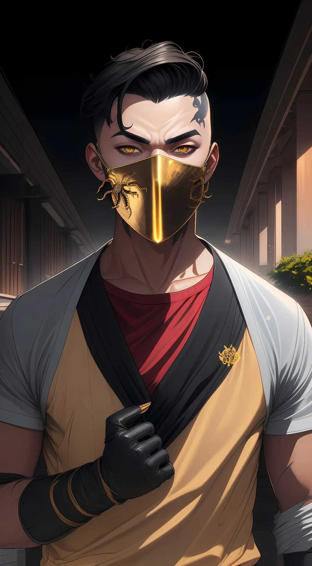 ai character: scorpion mk1 background