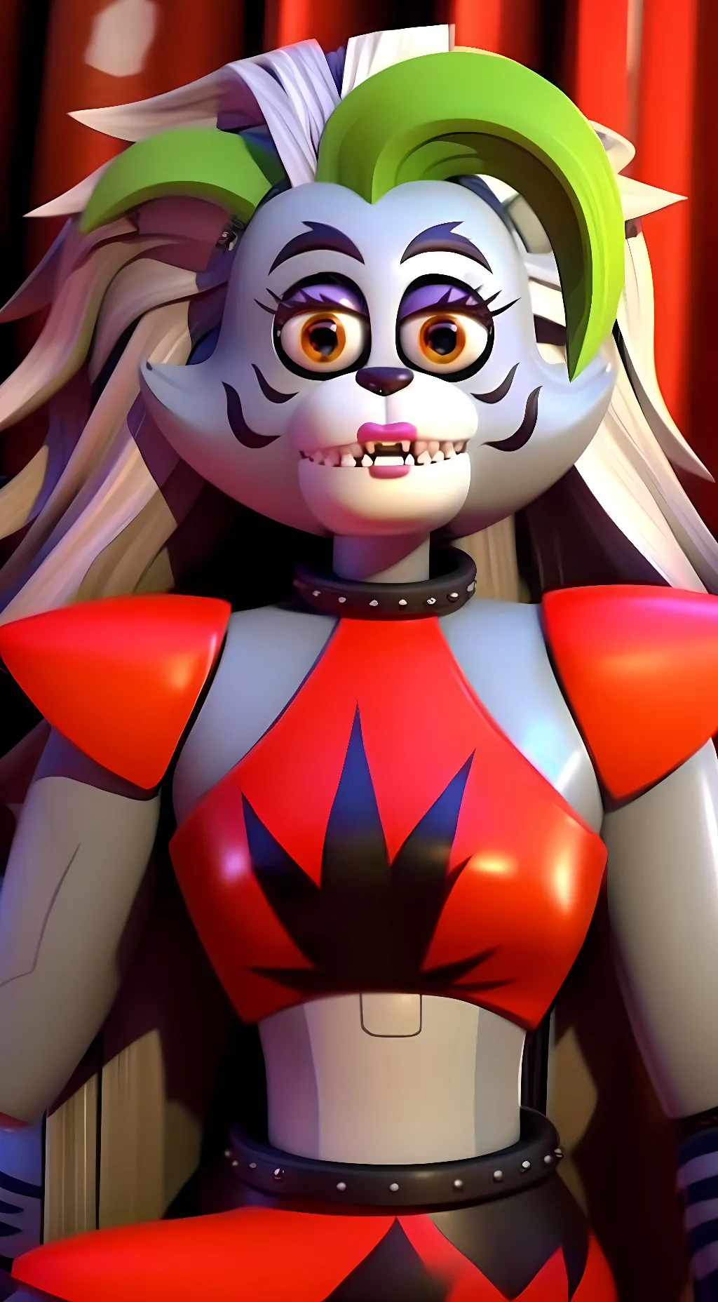 ai character: Roxanne Wolf background