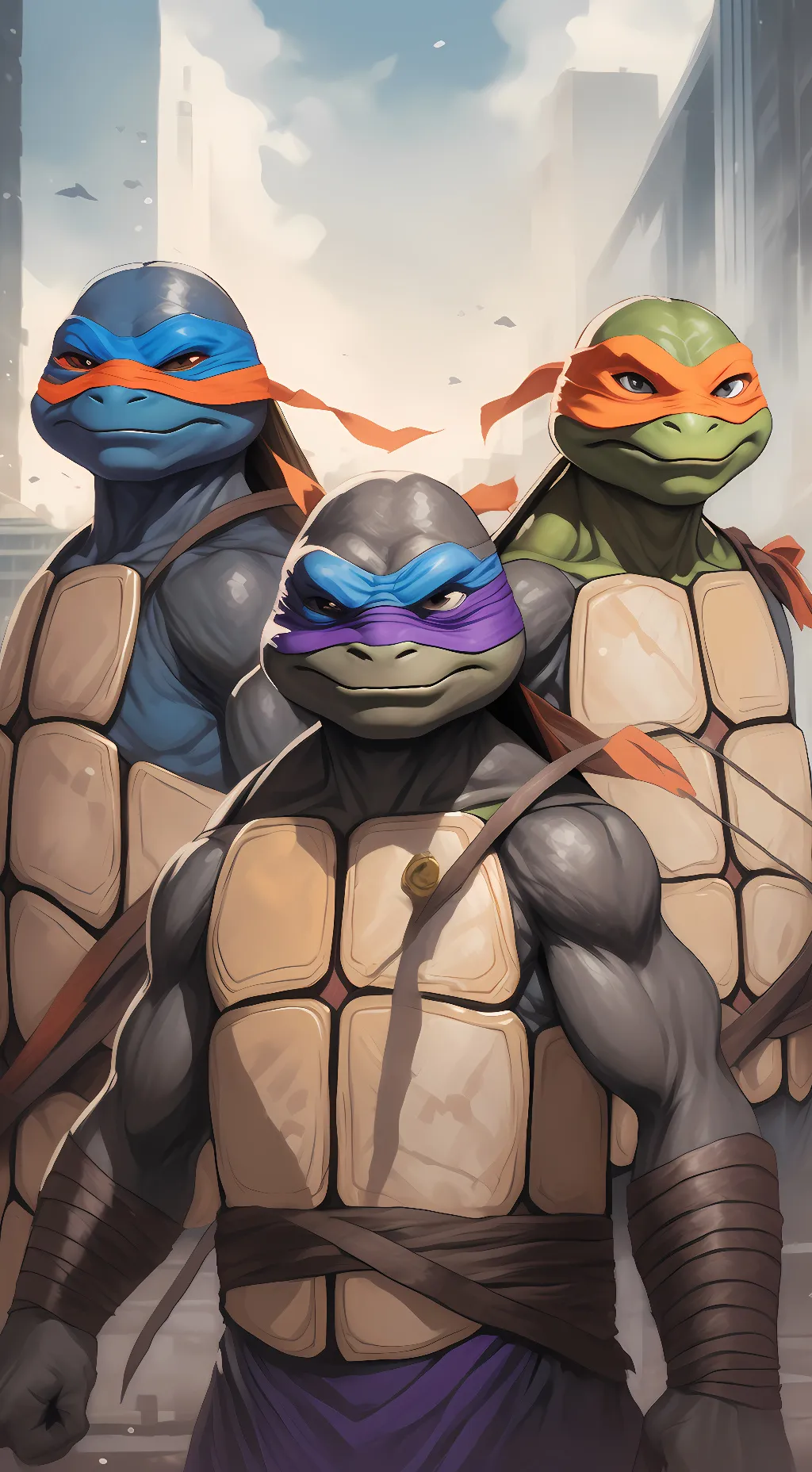 ai character: Ninja Turtles background