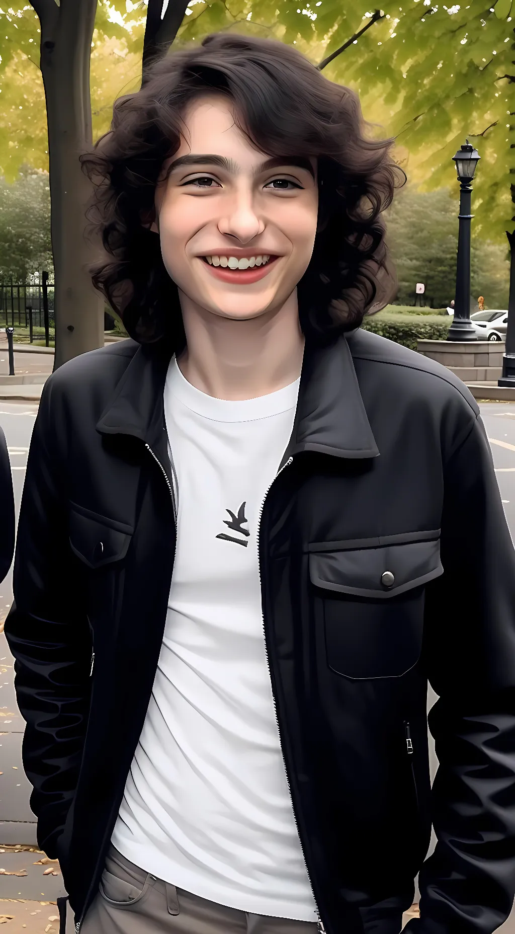 ai character: Finn Wolfhard background