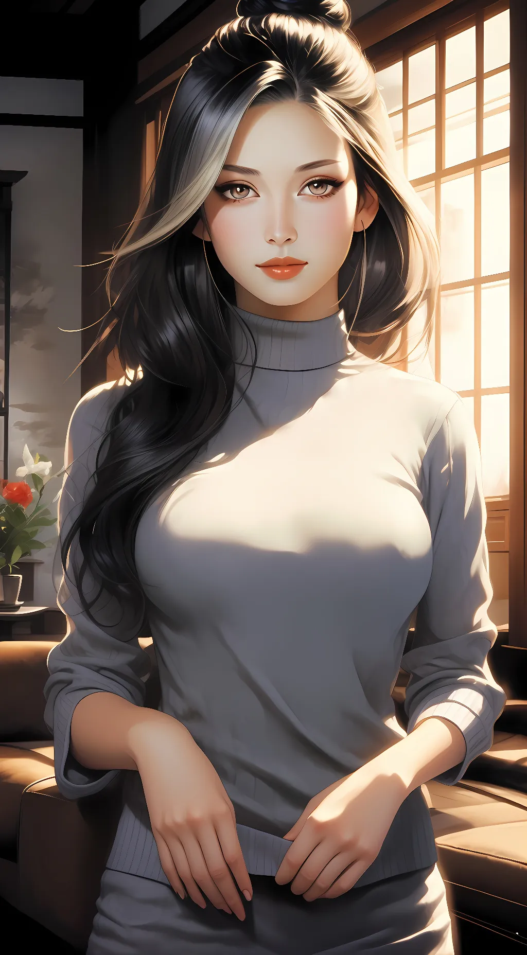 ai character: Matsu Murakami background