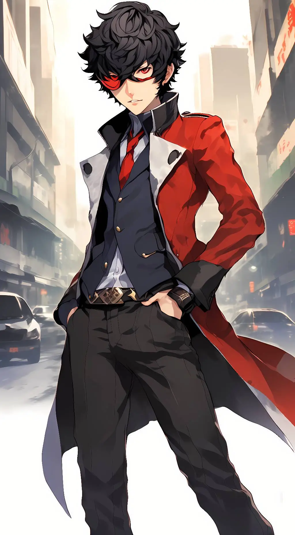 ai character: ren amamiya background