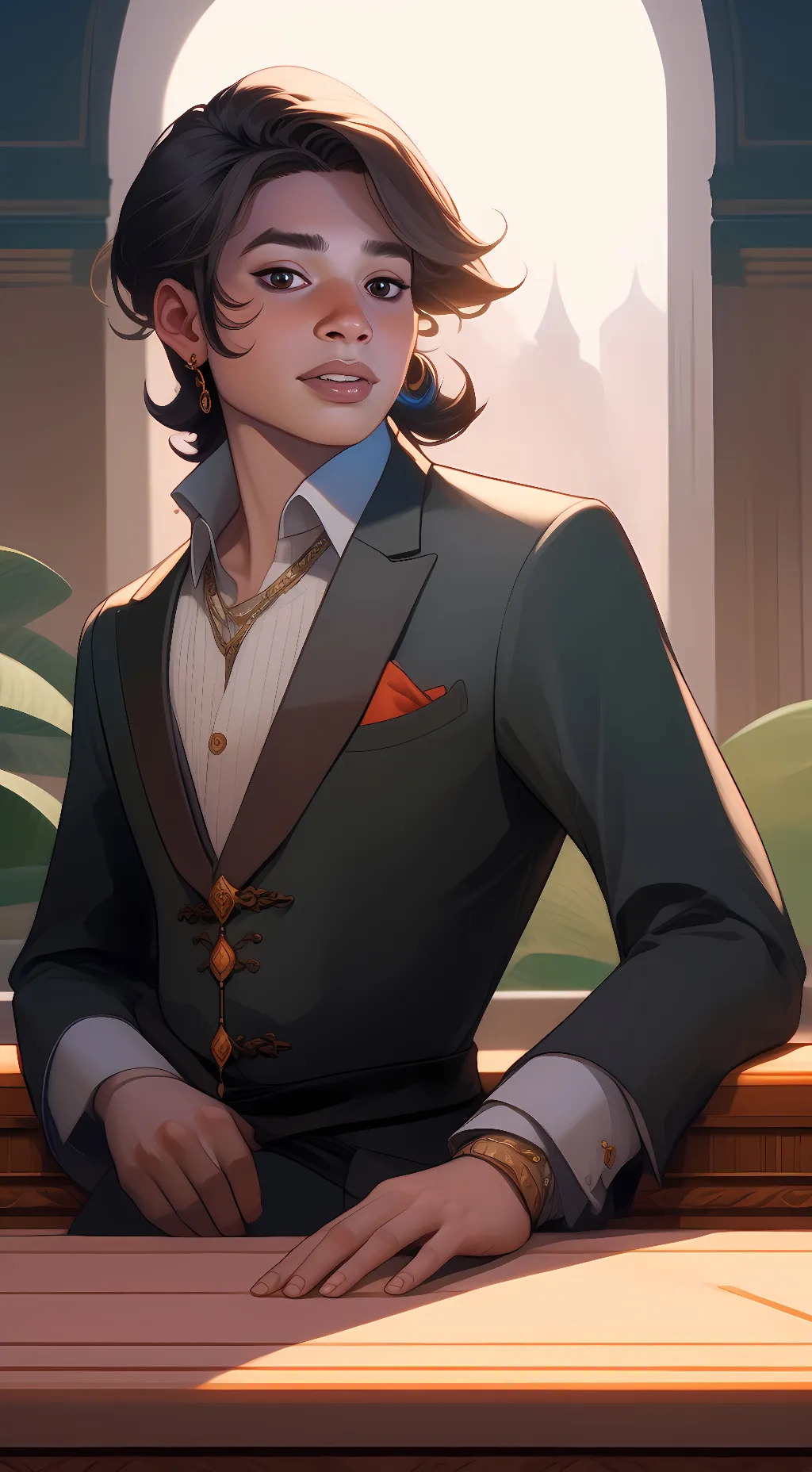 ai character: Jamie background