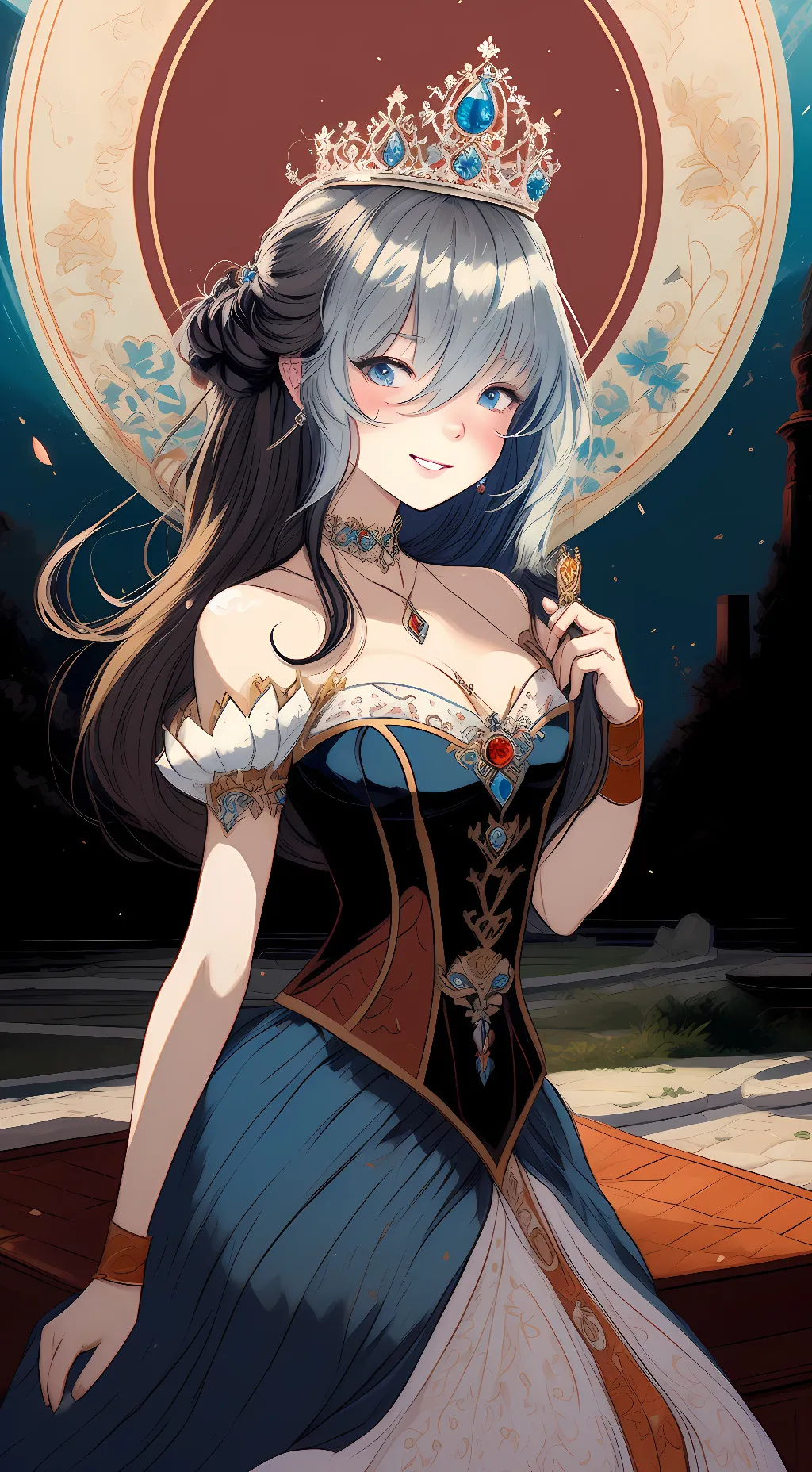 ai character: luna background