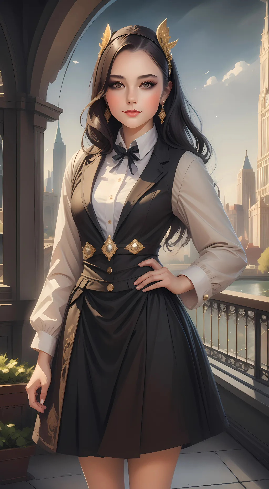 ai character: Hazel background