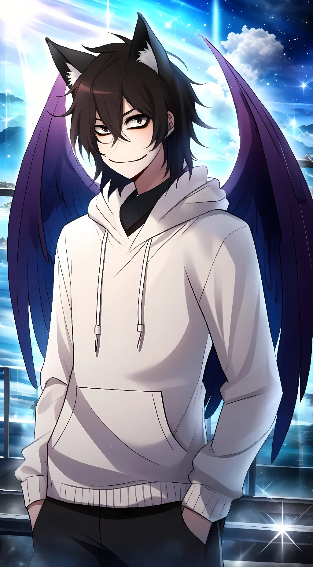 ai character: Jeff the killer  background